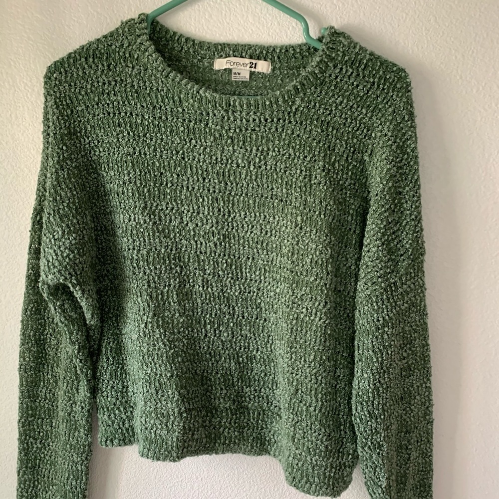 Green forever 21 sweater